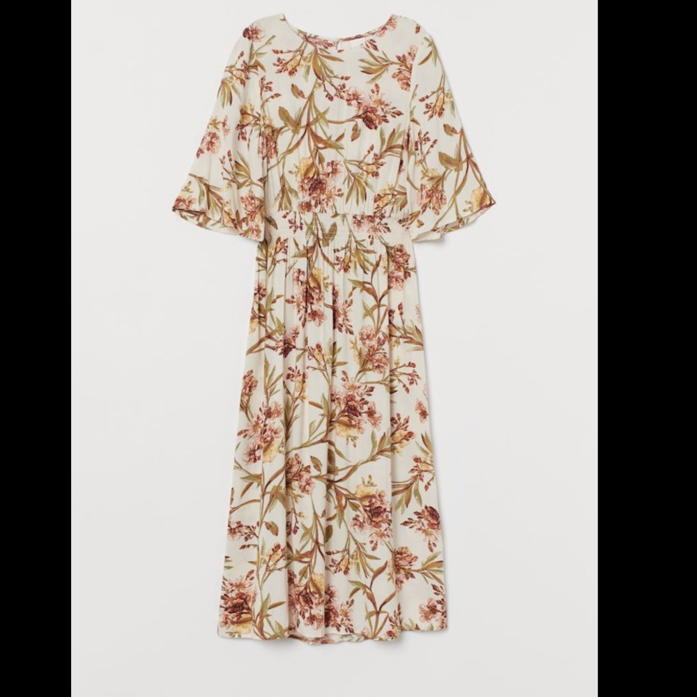 NWT H&M dress with smocking. Sz 4